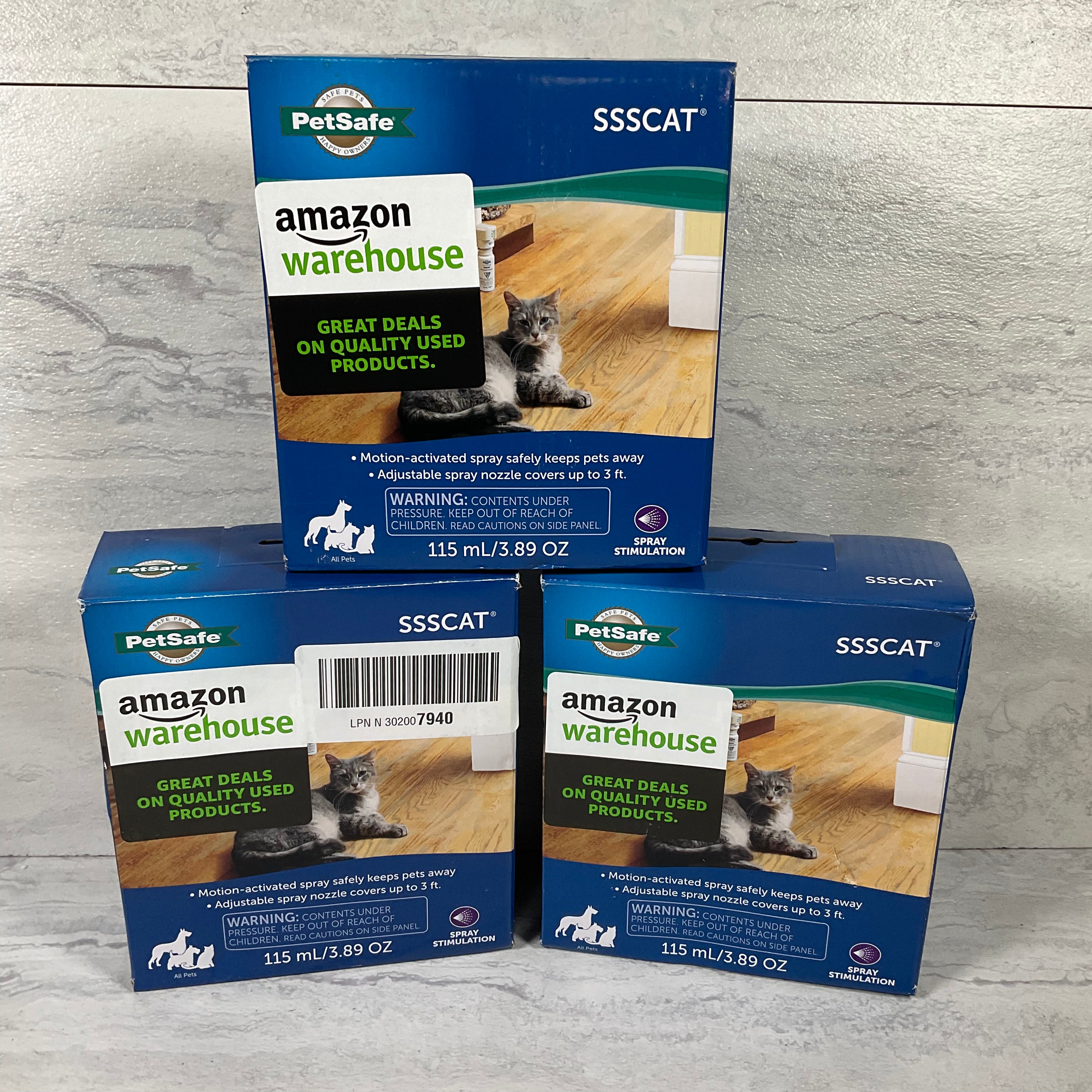 3-pack, PetSafe SSSCAT Spray Deterrent (6991037694135)